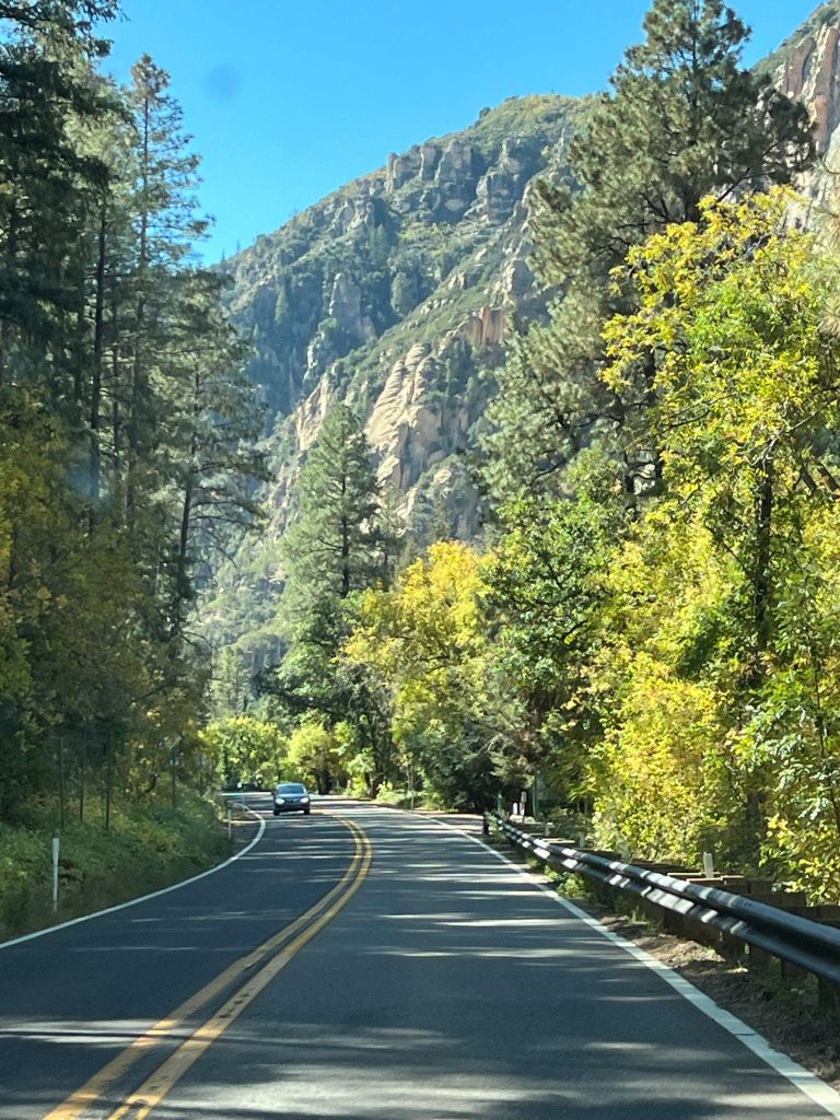 Scenic drive on your Phenix to Santa Fe Road trip