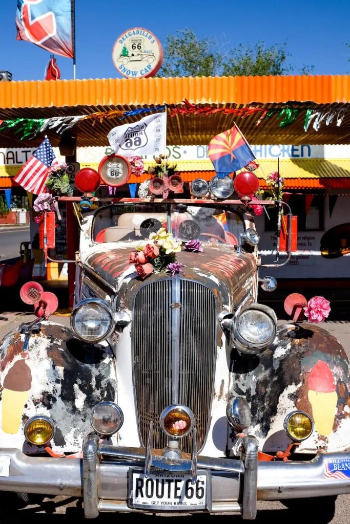 A nostalgic stop along historic Route 66.